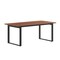 Flash Furniture Redmond 72x36 Conf Tbl w/1in. Thick Dbl Sided Laminate Tbl Top w/PVC and U-Frame Steel Bse, Walnut MT-M7236-WLT-UBF-GG - alternate 7